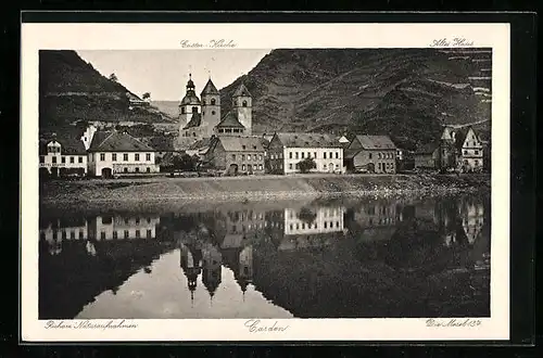 AK Carden, Castor-Kirche, Altes Haus, Mosel