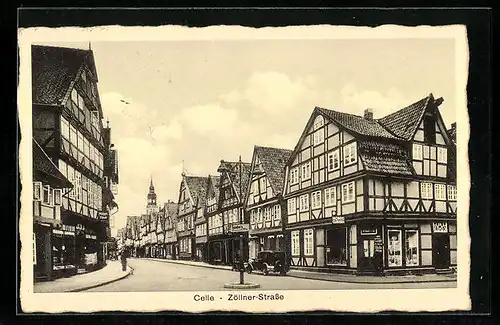AK Celle, Blick in die Zöllner-Strasse