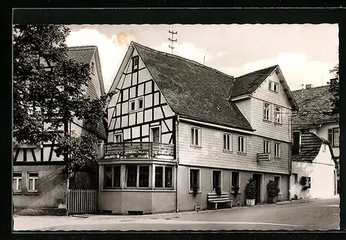 AK Neunkirchen i. Odw., Gasthaus und Pension zum Rodenstein