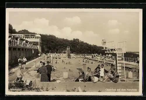 AK Wiesbaden, Opel- Bad auf dem Neroberg