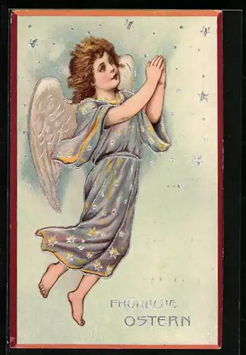 AK Betender Osterengel
