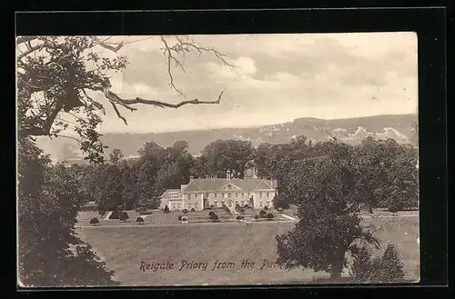 AK Reigate, Reigate Priory from the Park
