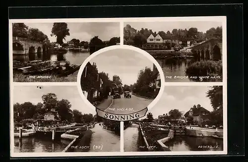 AK Sonning, The Village, The Bridge and White Hary, The Lock