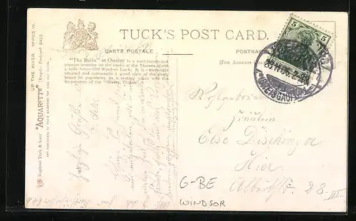 Künstler-AK Windsor, The Bells of Ousley