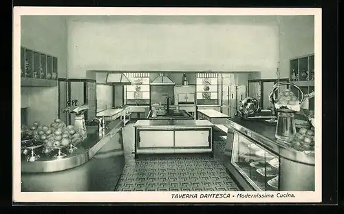 AK Torino, Taverna Dantesca, Modernissima Cucina