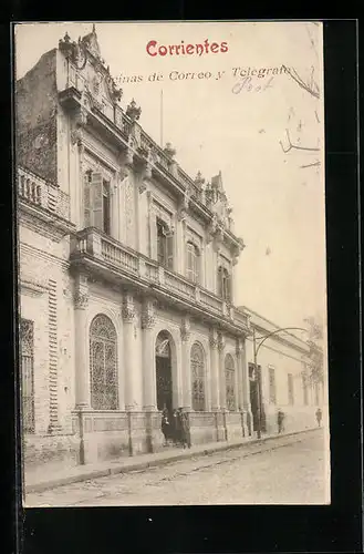 AK Corrientes, Oficinas de Correo y Telegrafe