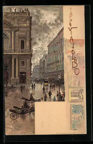 Lithographie Napoli, Via Toledo