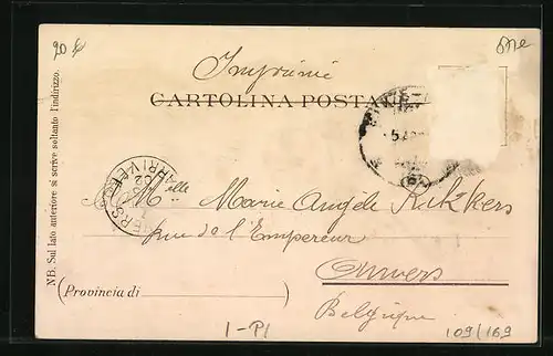 Lithographie Torino, La Gran Madre di Dio, Collina di Superga