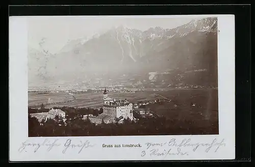 Foto-AK Fritz Gratl: Innsbruck, Schloss