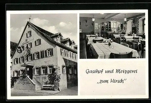 AK Dörzbach, Gasthof und Metzgerei