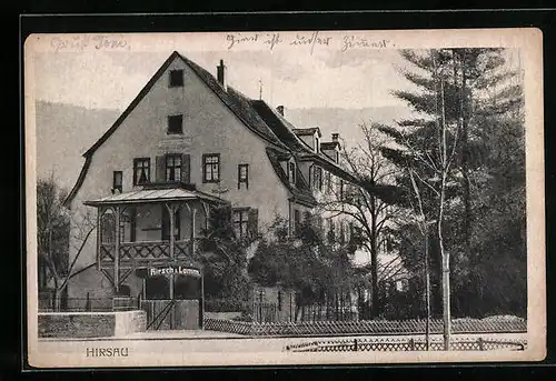 AK Hirsau, Gasthof zum Hirsch und Lamm