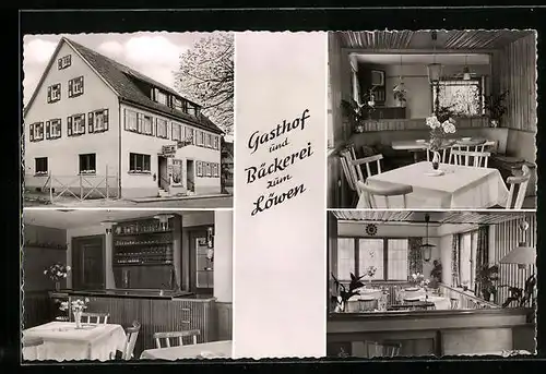 AK Friolzheim Kreis Leonberg, Gasthof und Bäckerei zum Löwen