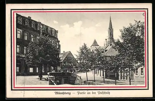 AK Münchberg, Partie an der Pulschnitz