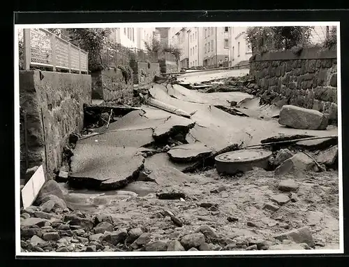AK Schramberg, Hochwasser am 21. Mai 1959