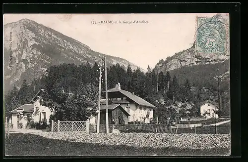 AK Balme, Panorama et le Gorge d`Arâches