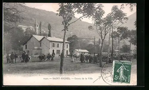 AK Saint-Michel, Entrée de la Ville