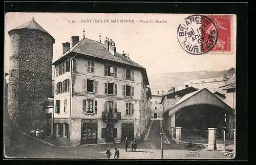 AK Saint-Jean-de-Maurienne, Place du Marché