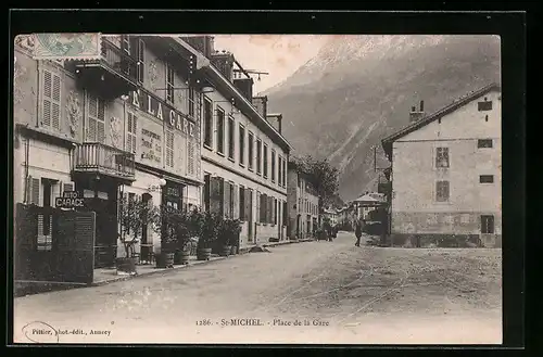 AK St-Michel, Place de la Gare