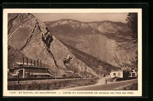 AK St-Michel-de-Maurienne, Usine et Carrières de Chaux du Pas du Roc