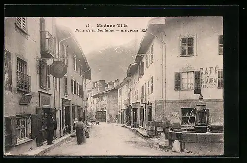 AK Modane-Ville, Place de la Fontaine