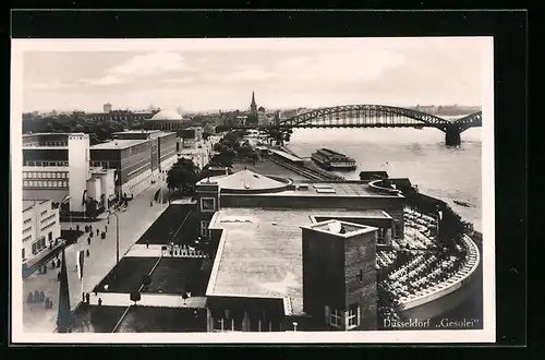 AK Düsseldorf, Blick auf die Ausstellung Gesolei 1926