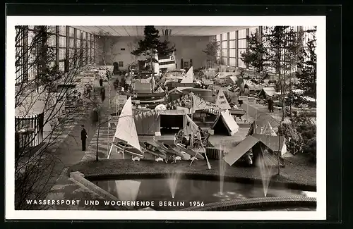 AK Berlin, Wassersport und Wochenende 1956, Ausstellung