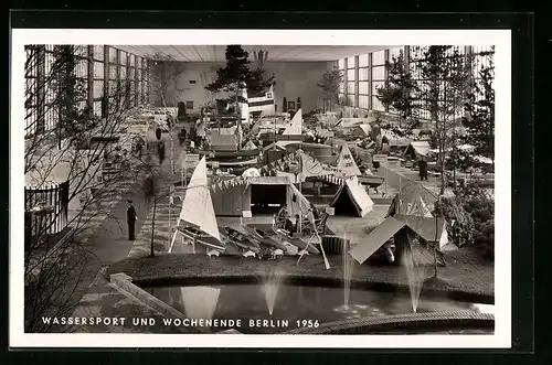 AK Berlin, Wassersport und Wochenende 1956, Ausstellung