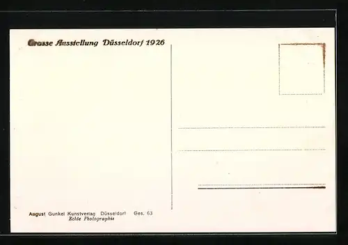 AK Düsseldorf, Ausstellung Gesolei bei Nacht, 1926