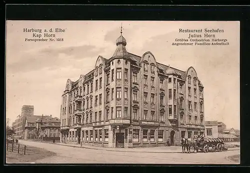 AK Harburg /Elbe, Restaurant Seehafen von Julius Horn