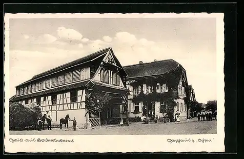 AK Bodersweier, Gasthaus zum Ochsen