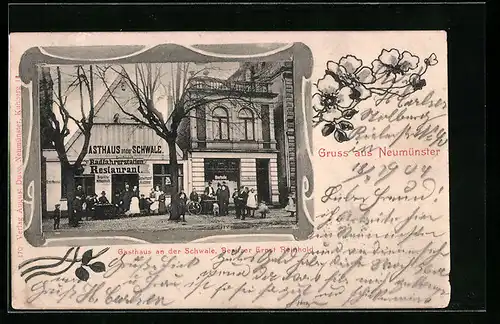 AK Neumünster, Gasthaus an der Schwale