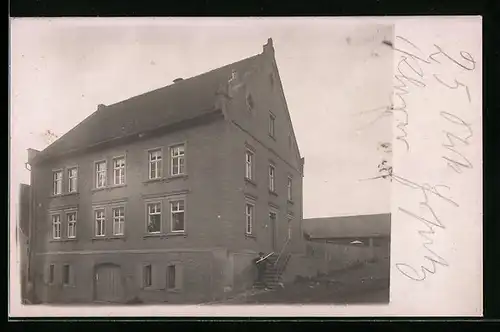 Foto-AK Creglingen, Haus an der Hauptstrasse