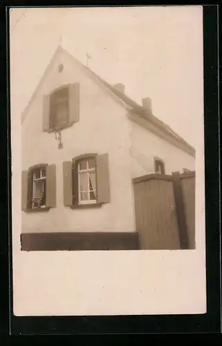 Foto-AK Bobenheim, Feilitzschstrasse 172