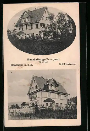 AK Bensheim a.d.B., Haushaltungs-Pensionat Eichler, Schillerstrasse