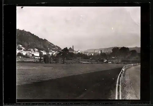 Fotografie unbekannter Fotograf, Ansicht Eichstätt, Panorama der Ortschaft