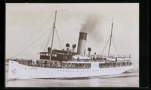 Foto-AK Max Dreblow, Stettin: Passagierschiff Odin