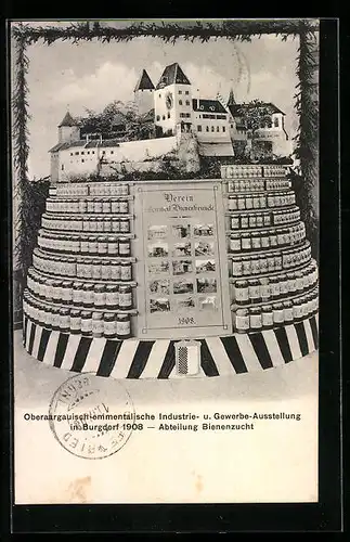 AK Burgdorf, Oberaargauisch-emmentalische Industrie- und Gewerbe-Ausstellung 1908, Abteilung Bienenzucht