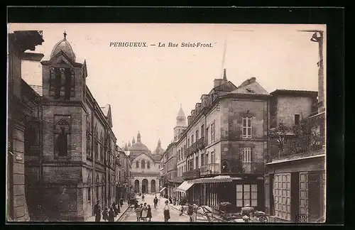 AK Perigueux, la Rue Saint-Front