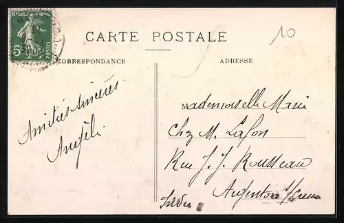 AK Périgueux, la Rue Gambetta