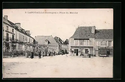 AK Lanouaille, Place du Marché