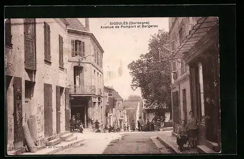 AK Sigoulès, Avenue de Pomport et Bergerac