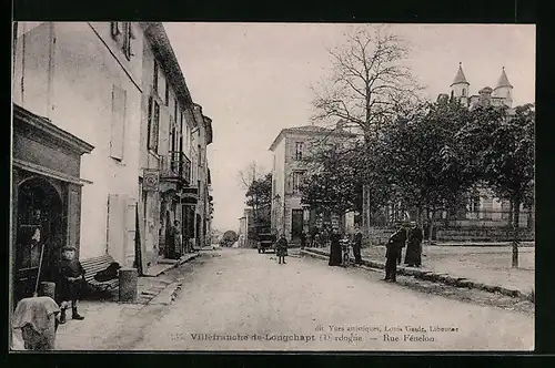 AK Villefranche-de-Longchapt, Rue Fénelon