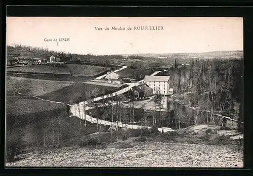 AK Rouffelier, Vue du Moulin