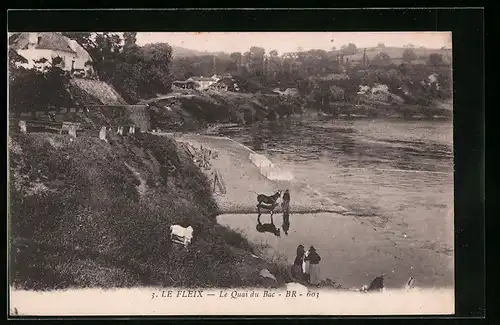 AK Le Fleix, Le Quai du Bac