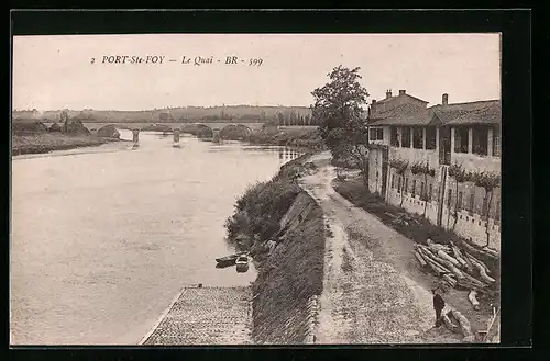 AK Port-Sainte-Foy, Le Quai