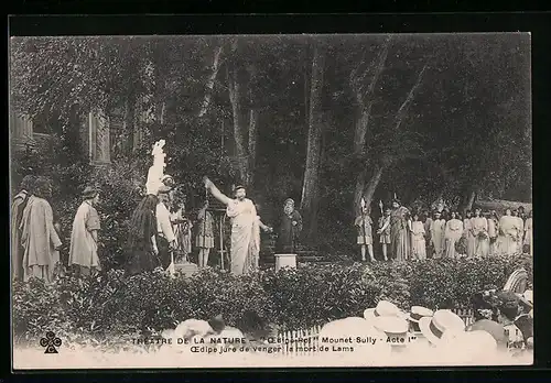 AK Périgueux, Theatre de la Nature, Oedipe Roi, Acte 1er