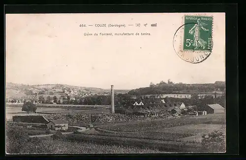 AK Couze, Usine de Fontenil, manufacture de tanins