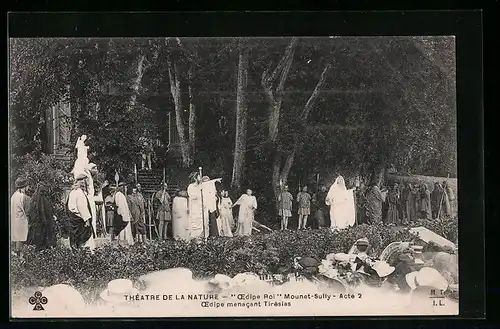 AK Périgueux, Theatre de la Nature, Oedipe Roi, Acte 2