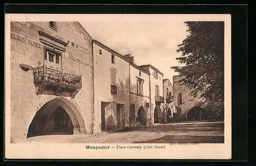 AK Monpazier, Place Centrale