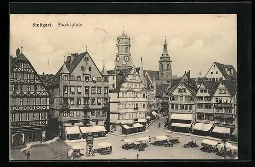 AK Stuttgart, Marktplatz